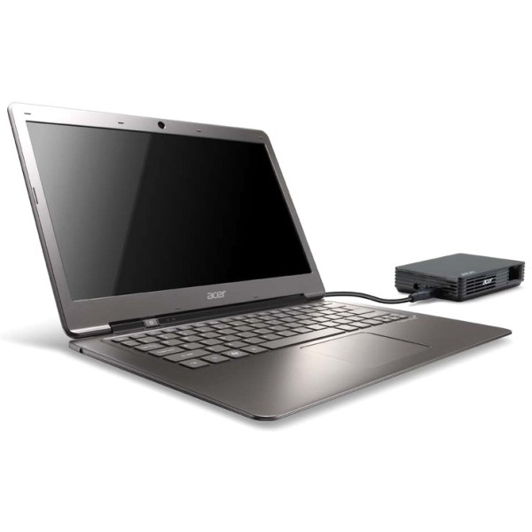 Портативный проектор Acer C120, черный (DLP, WVGA, 100 ANSI Lm, LED)