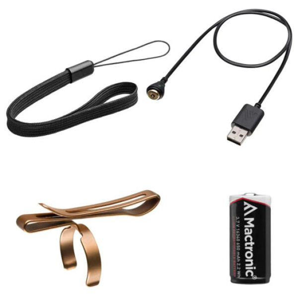 Тактичний ліхтар Mactronic Sirius M10 (1000 лм) USB-зарядний та магнісний (THH0171)