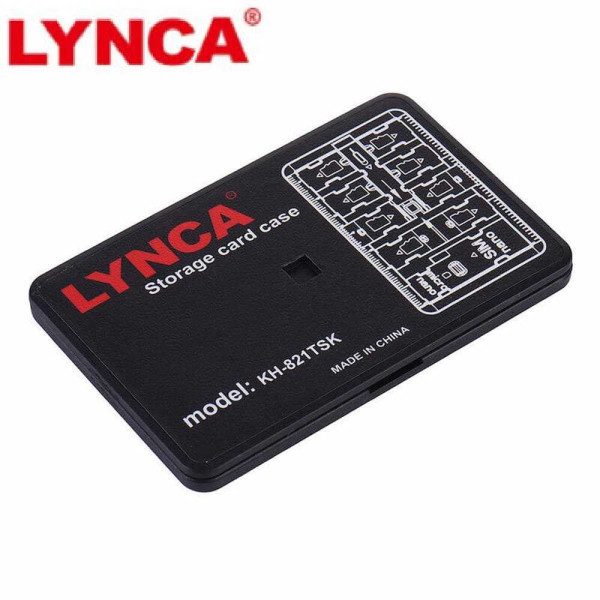 Чехол-держатель для хранения карт памяти Lynca KH2 (черный)