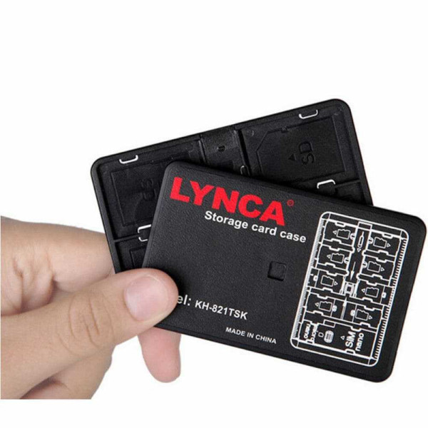 Чехол-держатель для хранения карт памяти Lynca KH2 (черный)