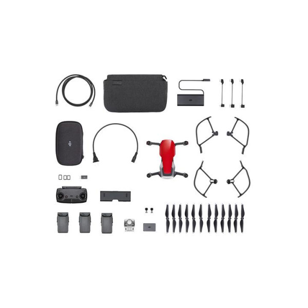 Квадрокоптер MAVIC AIR Fly More Combo Flame Red
