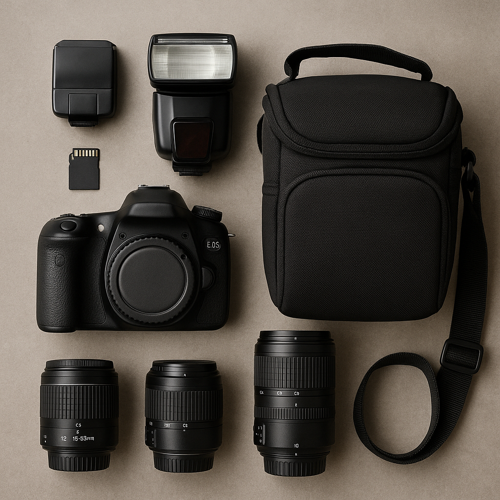 Базовый комплект профессионального фотографа